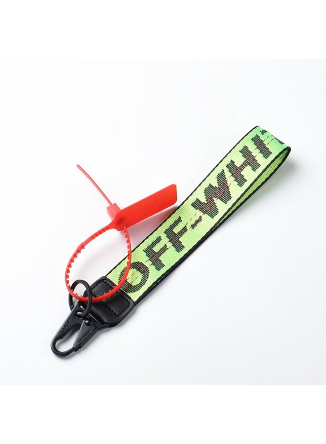 OFF-WHITE Street fashion keychain key ring lanyard - Image 1