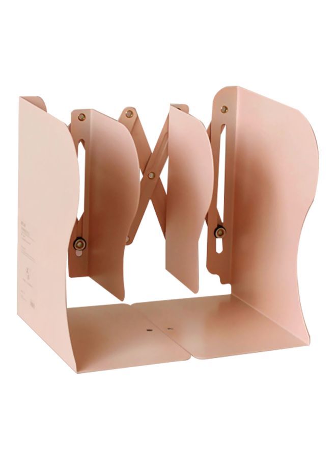 NIBEMINENT Metal Decorative Bookends Light Orange