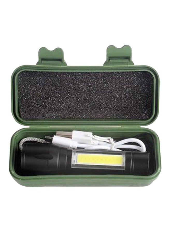 Generic - Multi-Functional USB Rechargeable COB LED Flashlight Torch 0.05kg - Image 1