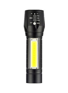 Generic Multi-Functional USB Rechargeable COB LED Flashlight Torch 0.05kg  - Image 1