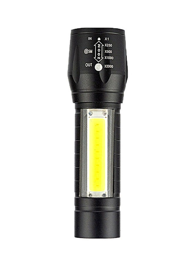 Generic - Multi-Functional USB Rechargeable COB LED Flashlight Torch 0.05kg - Image 1