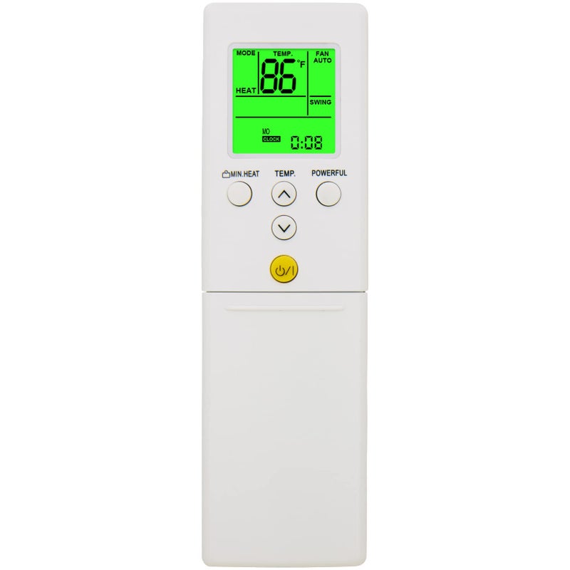 Replacement for Fujitsu Air Conditioner Remote Control ARREF1U ARRED1U ARREG1U ARREY1U ARREM1U ARREF1E ARREF2E ARREA1E ARREW1E ARREF3E ARREW3E ARREA2E ARREB1E ARREW4E ARREM4E ARREB1E