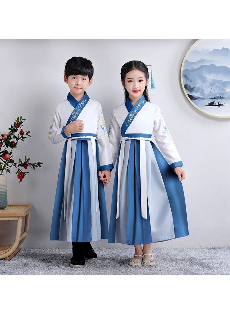 general Traditional Girl's Ancient Hanfu Costume - Elegant Princess Performance Dress for Stage, Cosplay & Cultural Events - Image 1