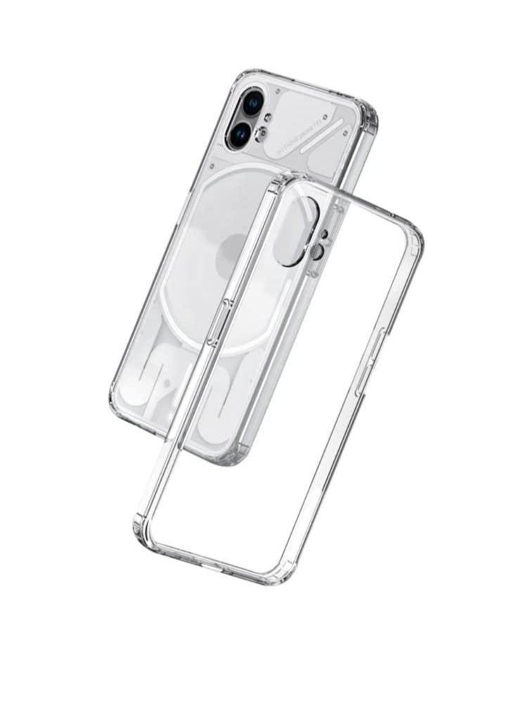 Raxoom Case for Nothing phone (1), Ultra Silm Soft Cover , Anti-Scratch cover for Nothing phone (1) - Transparent - Image 2