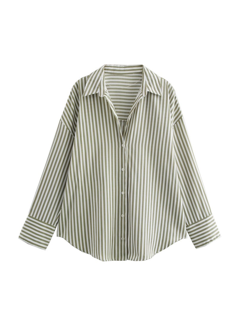 Shougu New Women's Fashion Casual Texture Shirt - Image 1