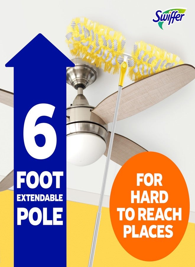 Swiffer Duster Kit with 6 ft Super Extendable Handle, Heavy Duty Starter Kit with 8 Refills - Image 5