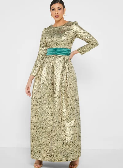 hybella Floral Evening Dress