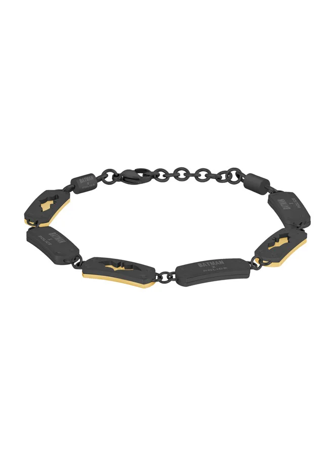 Police Crusader Stainless Steel Custom Chain Bracelet for Men