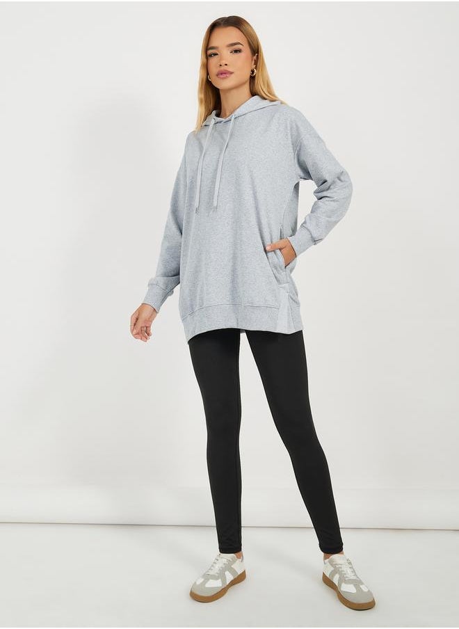 Styli - Oversized Longline Hoodie with Dropped Shoulder - Image 1