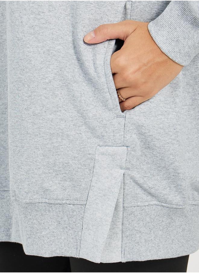 Styli - Oversized Longline Hoodie with Dropped Shoulder - Image 1