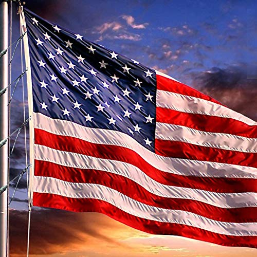 Amgate Wire Center Flagpole Rope 1/4" x 100 feet - Braided Polyester Line with Steel Center Marine Grade Flag Pole Halyard Rope - Image 3