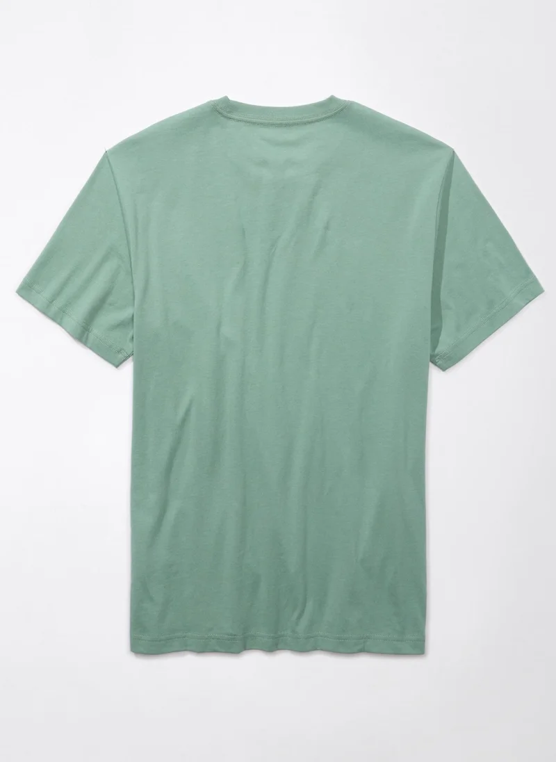 American Eagle Logo Graphic Crew Neck T-Shirt