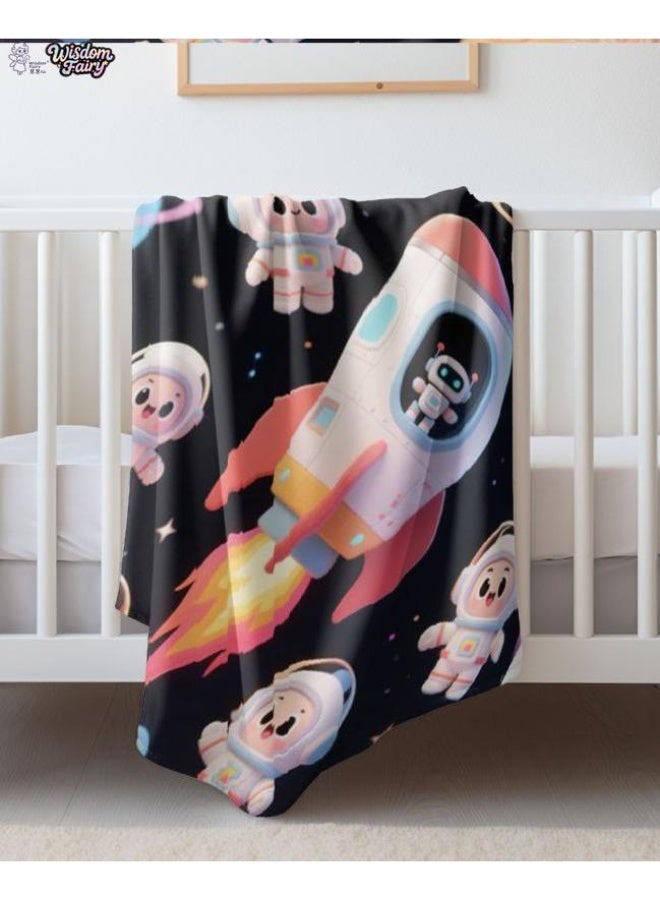 general Wisdom Fairy (latest) flannel thin blanket (warm and comfortable, suitable for sleep, game use, dust and sandproof) 150cm*200cm - 89 - Image 1