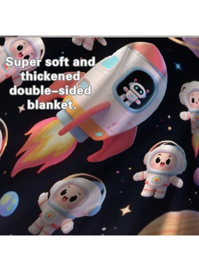 general Wisdom Fairy (latest) flannel thin blanket (warm and comfortable, suitable for sleep, game use, dust and sandproof) 150cm*200cm - 89 - Image 5