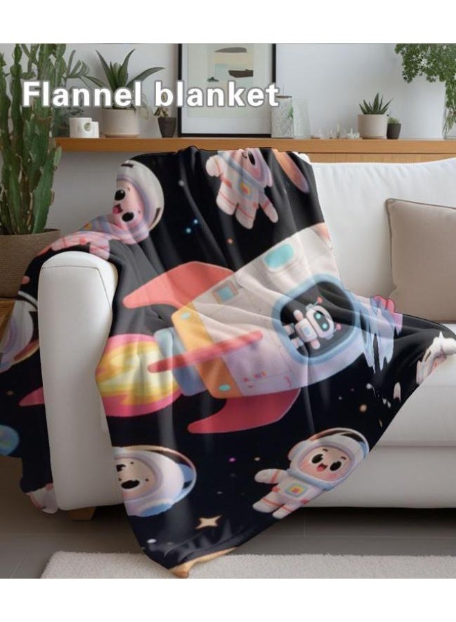 general Wisdom Fairy (latest) flannel thin blanket (warm and comfortable, suitable for sleep, game use, dust and sandproof) 150cm*200cm - 89 - Image 4