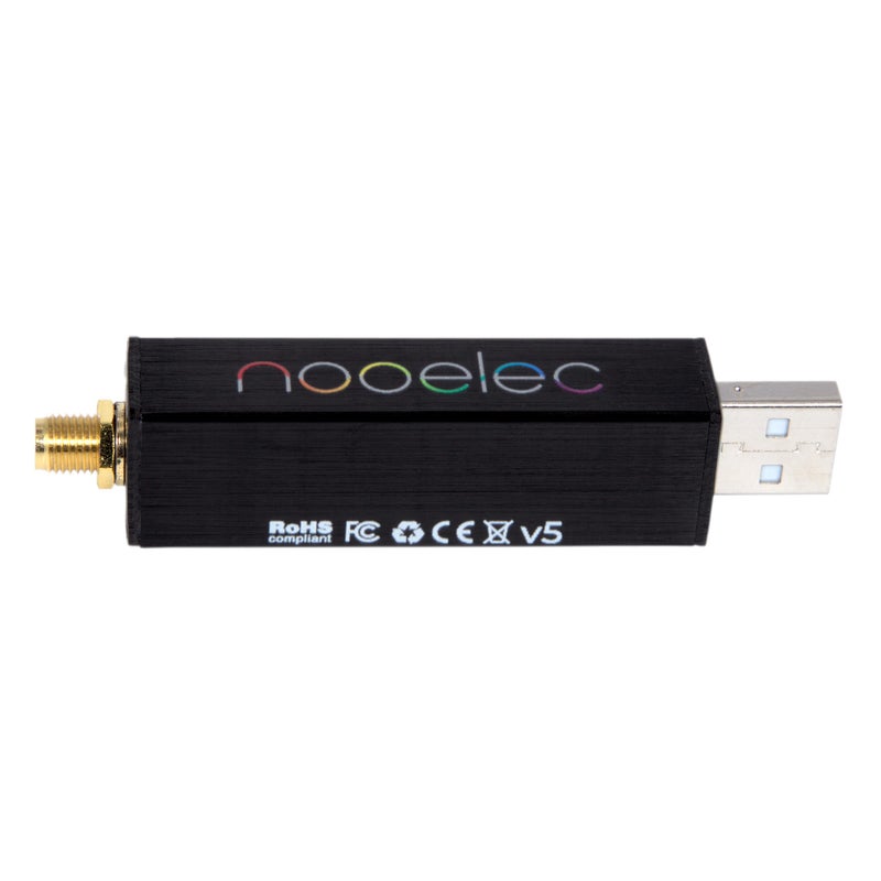Nooelec RTL-SDR v5 SDR - NESDR Smart HF/VHF/UHF (100kHz-1.75GHz) Software Defined Radio. Premium RTLSDR w/ 0.5PPM TCXO, SMA Input & Aluminum Enclosure. RTL2832U & R820T2 (R860)-Based Radio - Image 4