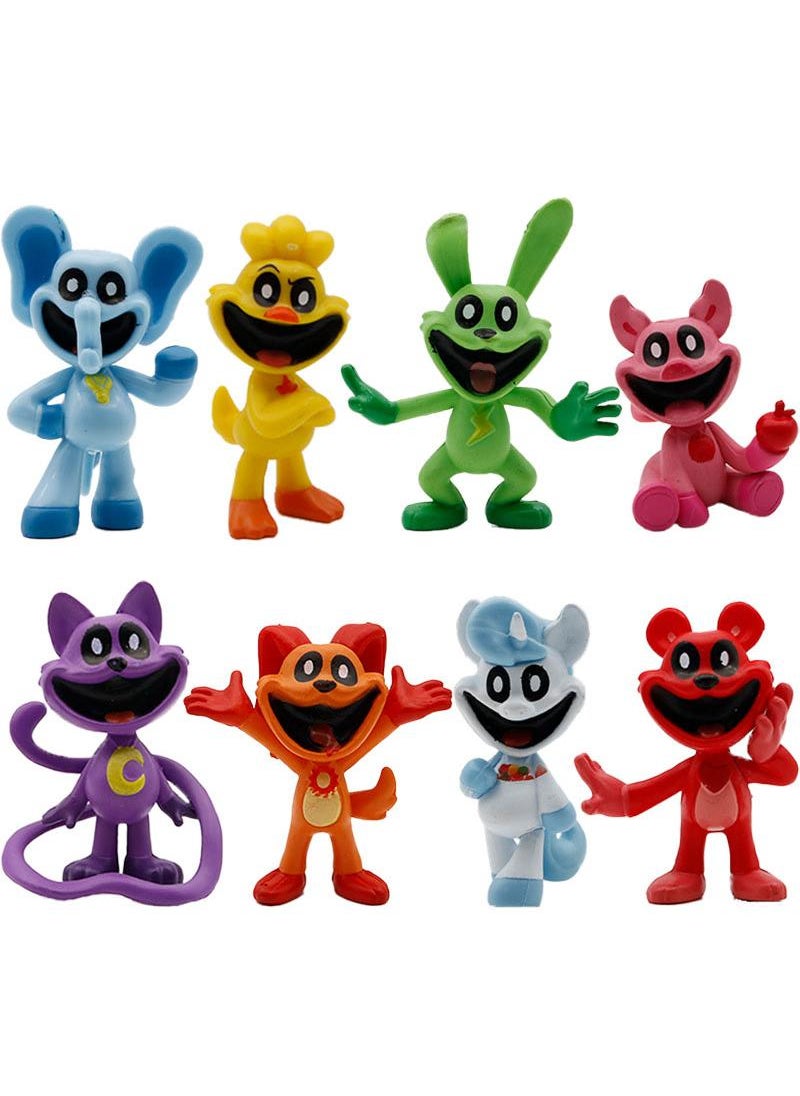 Y&D Smile Small Animal Doll Desktop Cake Ornaments Hand Toy-G296335 Horror Smiling Animals 8  - Image 1