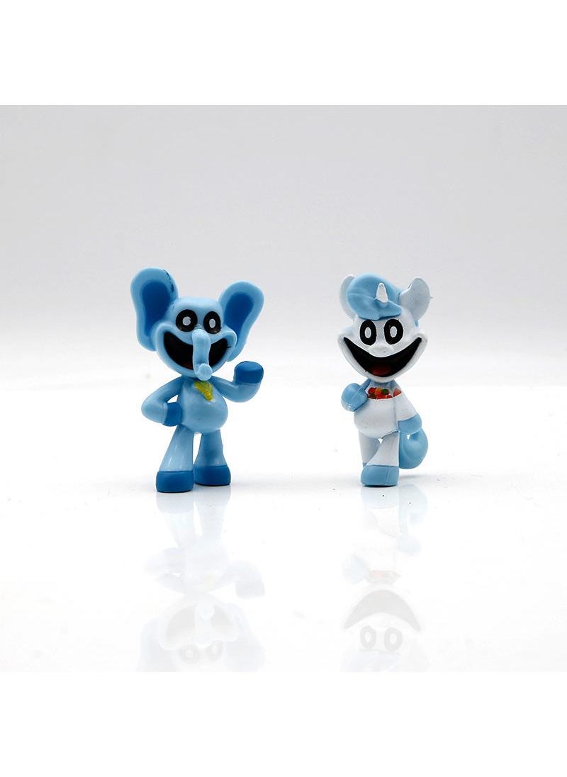 Y&D Smile Small Animal Doll Desktop Cake Ornaments Hand Toy-G296335 Horror Smiling Animals 8  - Image 2