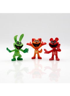 Y&D Smile Small Animal Doll Desktop Cake Ornaments Hand Toy-G296335 Horror Smiling Animals 8  - Image 3