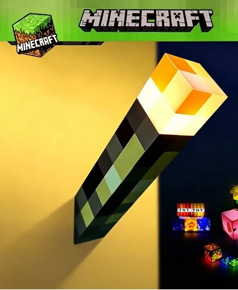 ماين كرافت مجسم لعبة مصباح على شكل عالمي، زينة ضوء ليلي محيطي - Image 4