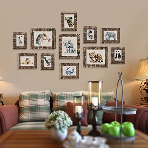 Eosglac Rustic 4x6 Wooden Picture Frame, Handmade with Real Birch Bark, Easel Back, Natural - Image 2