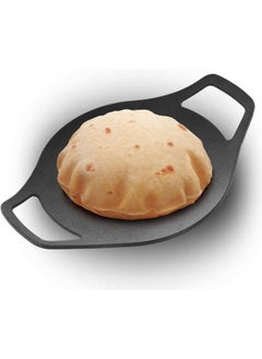 Hawkins Hawkins Futura 24 cm Cast Iron Tava, Cast Iron Tawa for Roti, Cast Iron Cookware for Kitchen, Black  - Image 1