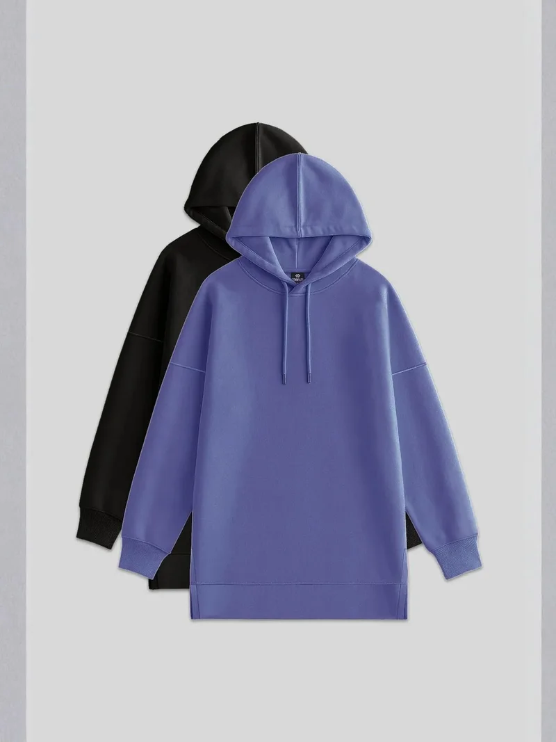 تومي لايف TOMMY Oversized Hooded Sweatshirt With Pocket