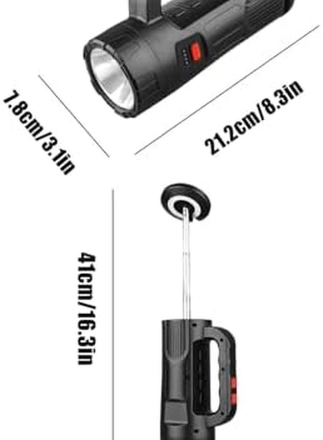 Retractable Handheld Flashlight Compact Camping Light for Outdoor Security Mechanics - Image 3