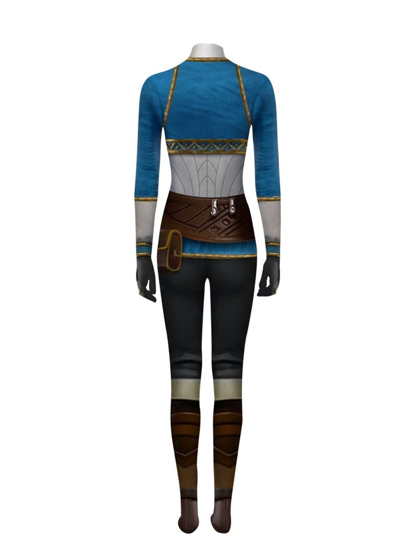 The Legend of Zelda Breath of the Wild Link Cosplay Jumpsuit Stage Performance Suit  - Image 2