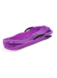 BLOOMING TIME Kids Double Skiing Board With Rope Ideal for Sand Grass and Snow Adventures (purple)  - Image 2