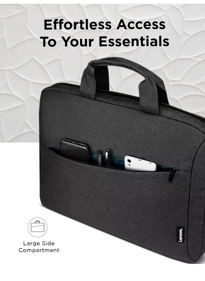 Lenovo Lenovo Laptop Bag T210, Messenger Shoulder Bag for Laptop or Tablet, Sleek, Durable & Water-Repellent Fabric - 12 Inch  - Image 4