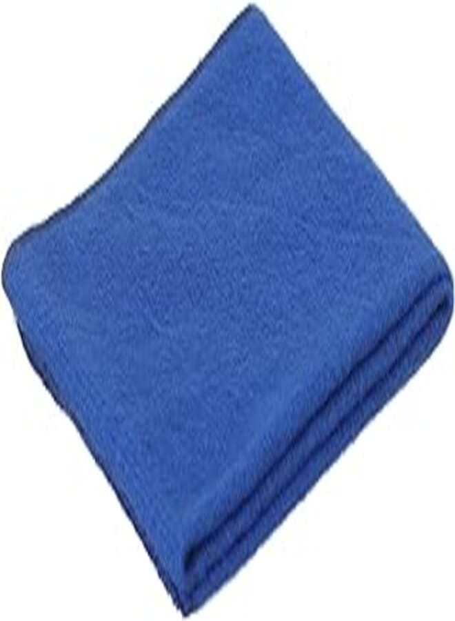 Al Hayah 30*70 Car Drying Towel, Free Microfiber Cleaning Cloth, Premium Professional Soft Microfiber Towel, Super Absorbent Detailing Towel for Car/Windows/Screen/Kitchen - Blue