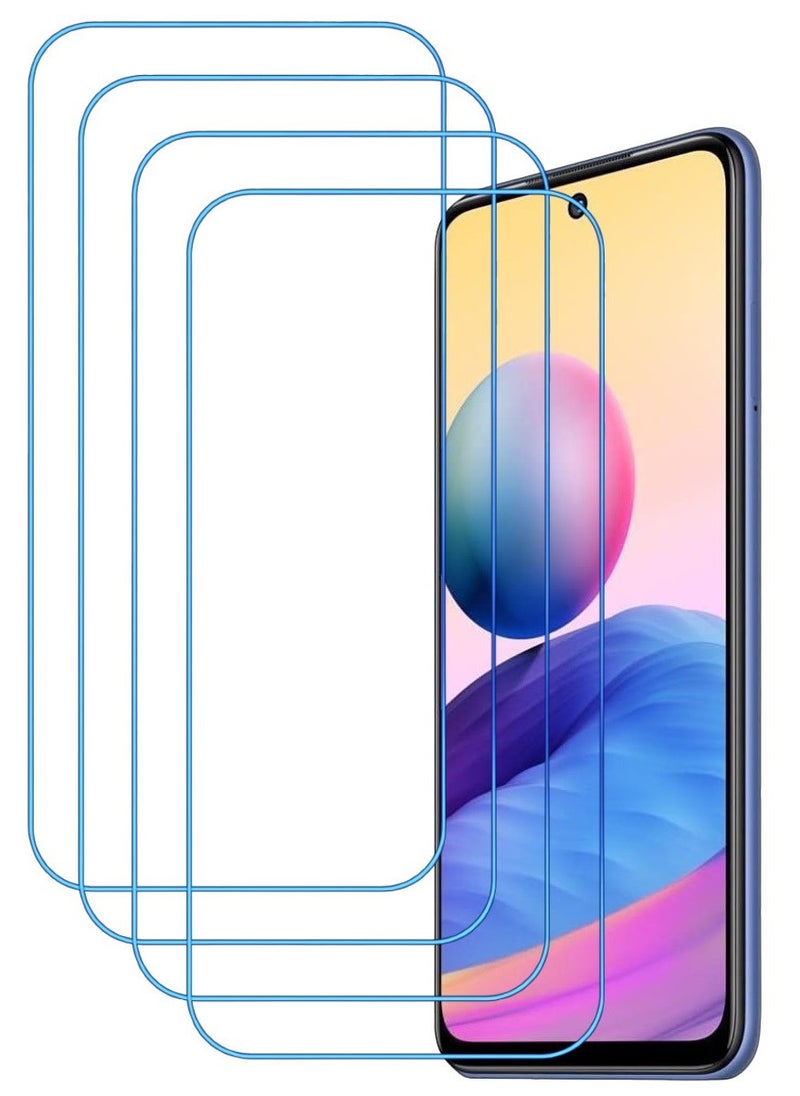 ACLIX 4 Pieces Antistatic ESD Dustproof Premium Quality High Definition Clear Tempered Glass Screen Protector Designed For Xiaomi Redmi Note 10 5G - Image 1