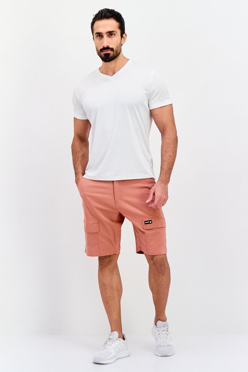 Canada Weather Gear Men Sportswear Fit Plain Outdoor Sports Shorts, Brown - Image 4