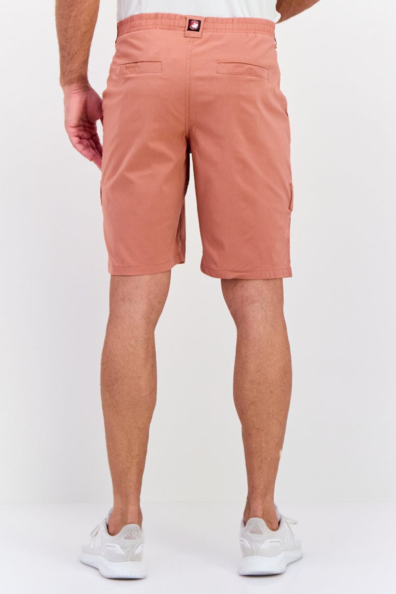 Canada Weather Gear Men Sportswear Fit Plain Outdoor Sports Shorts, Brown - Image 3