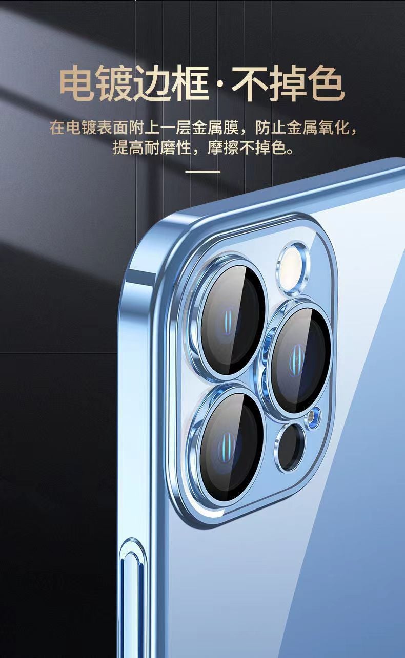 iPhone16E phone case does not yellow 16promax all-inclusive PC hard shell for Apple 15 phone case transparent 1 - Image 5
