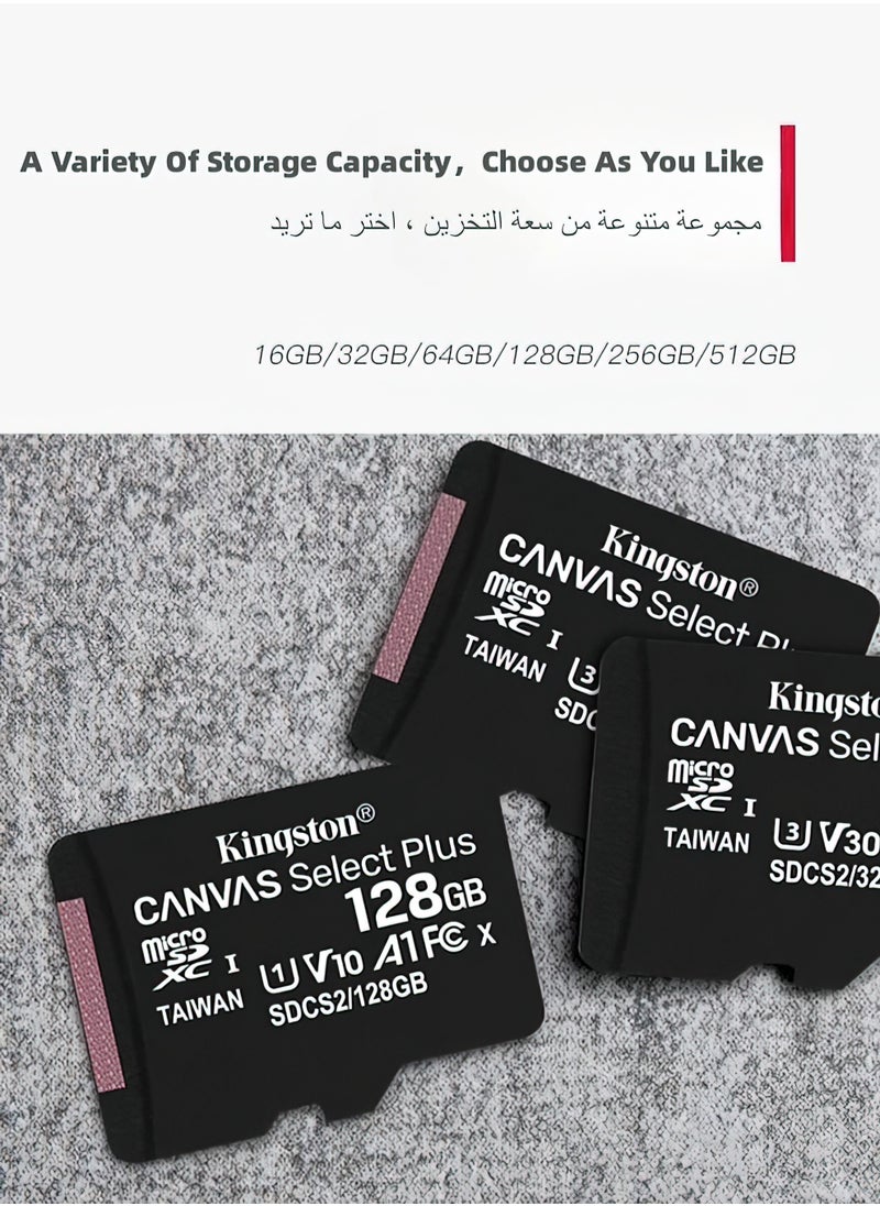 Kingston Brass - SDCS2 Class10 UHS-I U1 V10 A1 Micro SD Memory Card 64GB - Image 1