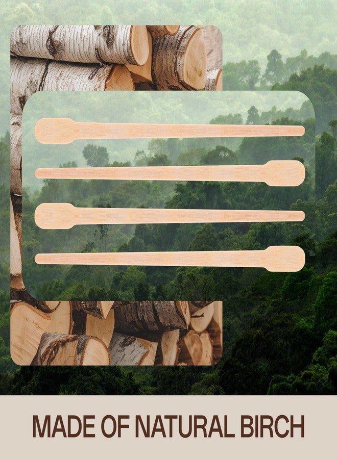 WISYOK Wooden Waxing Sticks - Waxing Applicator Sticks for Eyebrow, Lip, Nose, and Body Hair Removal, Double-ended Design Small wax stick for Spa and Home Use Pack of 500 - Image 3