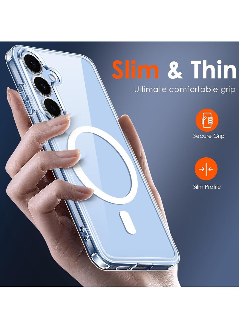 Generic - Crystal Clear for Samsung Galaxy A36 Case, [Non-Yellowing][Reinforced Corners] Wireless Charging Shockproof Bumper Protective Phone Case for Galaxy A36 - Image 1