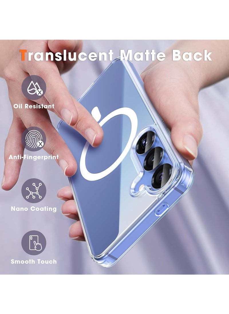 Generic - Crystal Clear for Samsung Galaxy A36 Case, [Non-Yellowing][Reinforced Corners] Wireless Charging Shockproof Bumper Protective Phone Case for Galaxy A36 - Image 1