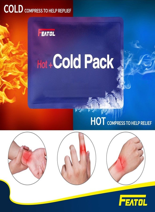 FEATOL Wrist Brace Carpal Tunnel, Night Support Brace with Wrist Splint, Adjustable Straps, Hot/Ice Pack for Women and Men, Left Hand, Medium/Large, Tendinitis, Arthritis, Pain Relief - Image 4