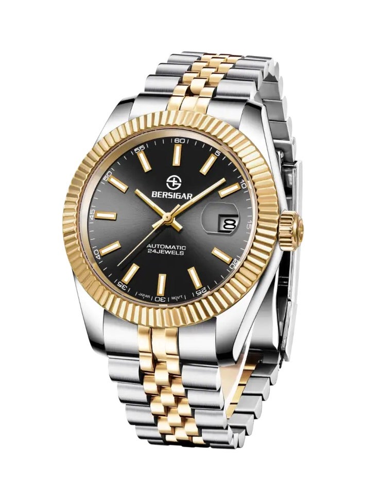 BERSIGAR - Bersigar BG-1645 Luxaura Design Stainless Steel Automatic Water Resistant Watch - Image 1