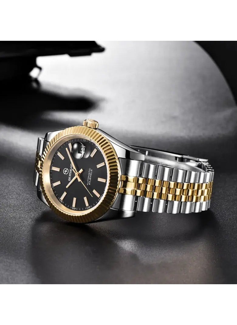BERSIGAR - Bersigar BG-1645 Luxaura Design Stainless Steel Automatic Water Resistant Watch - Image 1