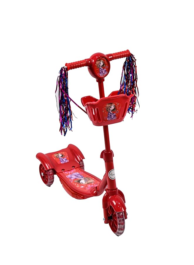 أملا سكوتر للأطفال بثلاث عجلات Hl 1313R أحمر - Image 1