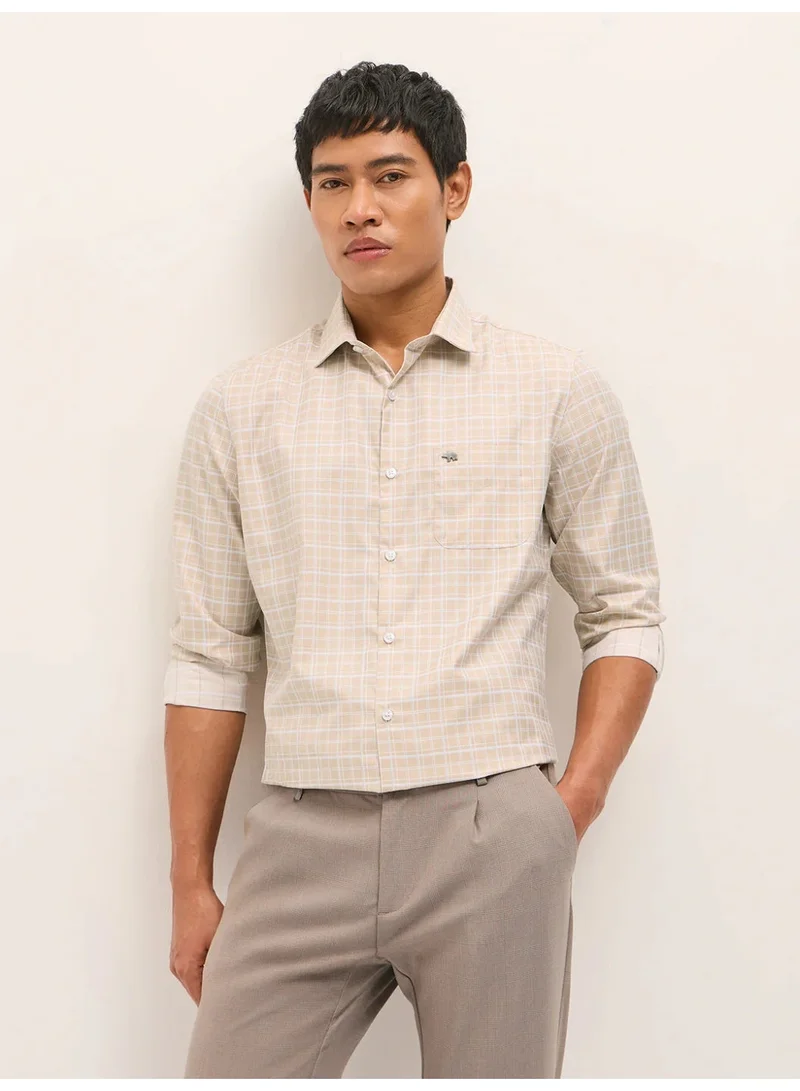 THE BEAR HOUSE Men’s Long Sleeve Shirt – Classic, Comfortable and Stylish Essential for Work, Travel or Casual Outings