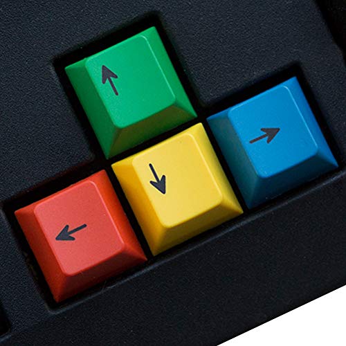 Kelendle 4 Pcs Personalized Colorful PBT Cherry Profile Gaming Keycaps Replacement for Mechanical Keyboard MX Switch (RGBY Arrows) - Image 1