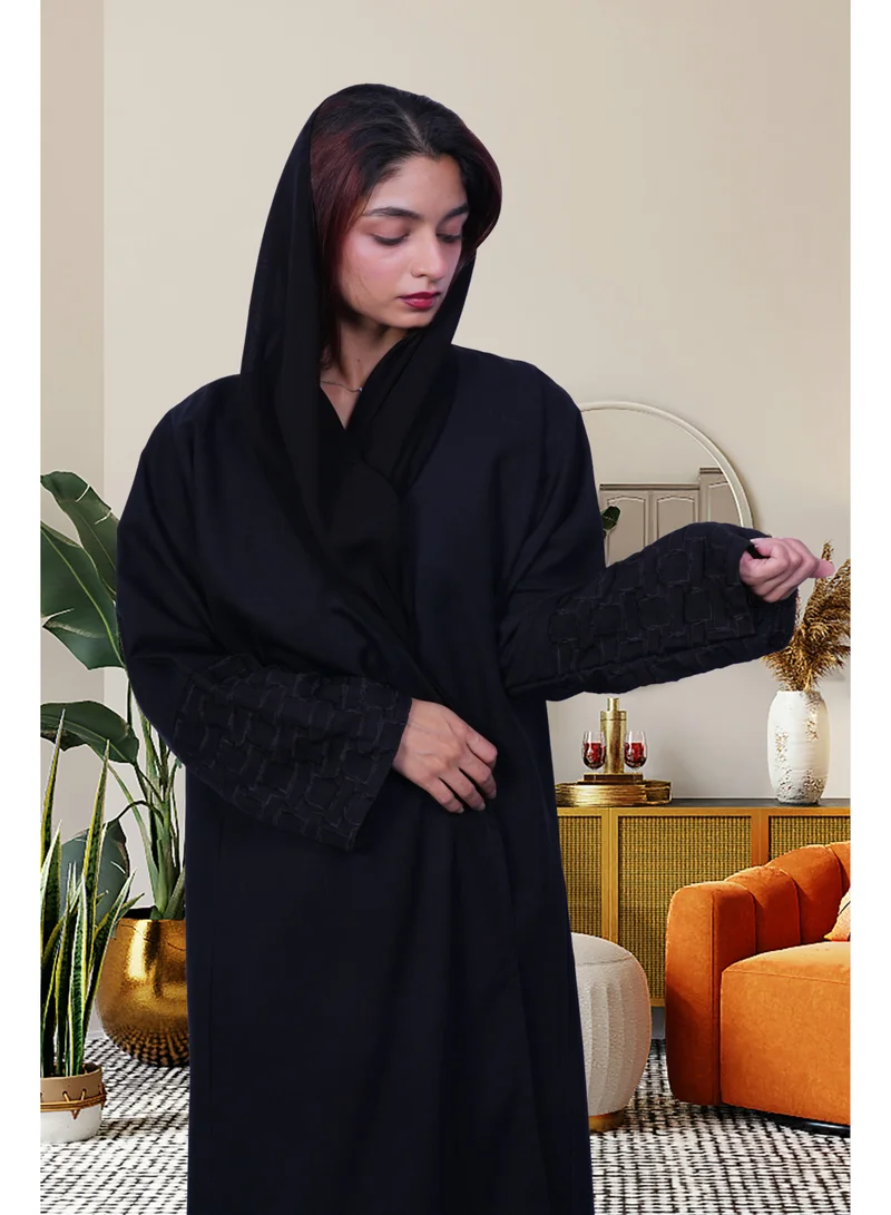 FASHION LINE Arabian Grace Textured Elegance Abaya