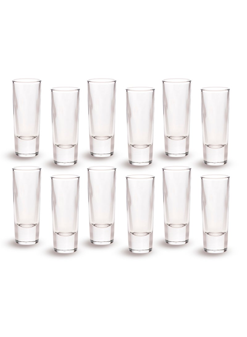 Dania 12 Piece drinkware set Clear Glass
4x4x10 cm - Image 2