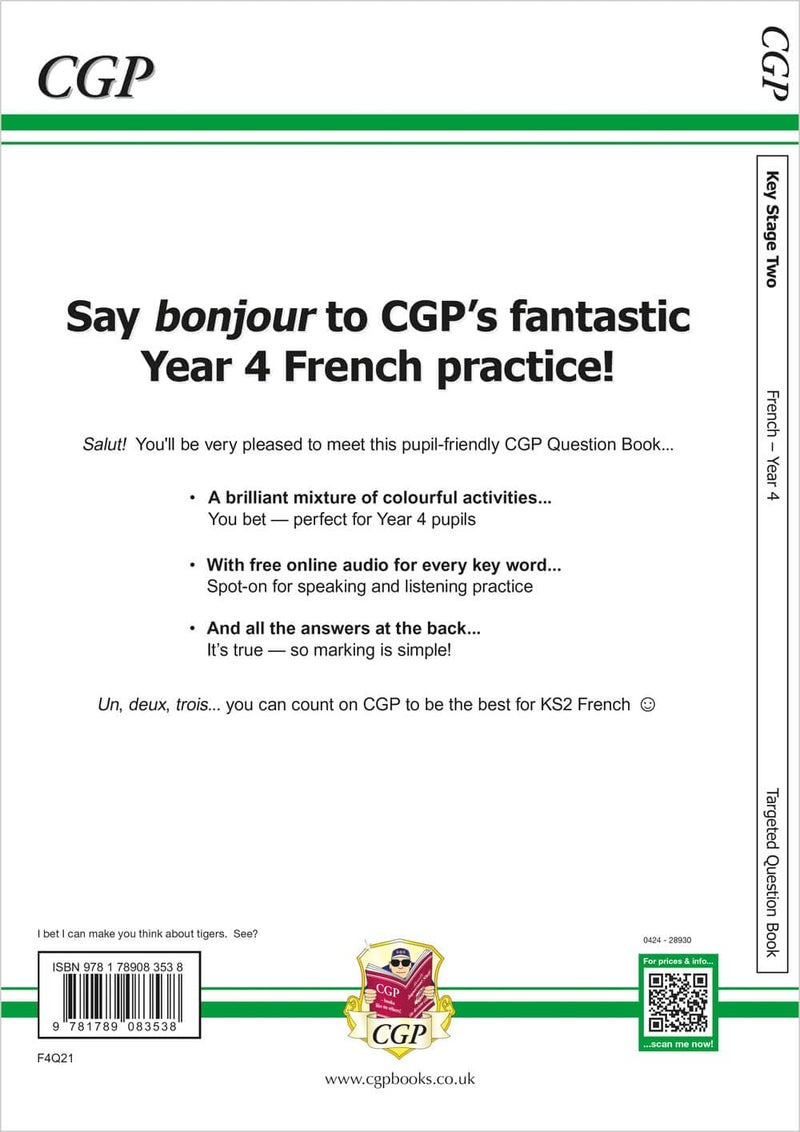 Coordination Group Publications Ltd (CGP) KS2 French Targeted Question Book - Year 4 - Image 2