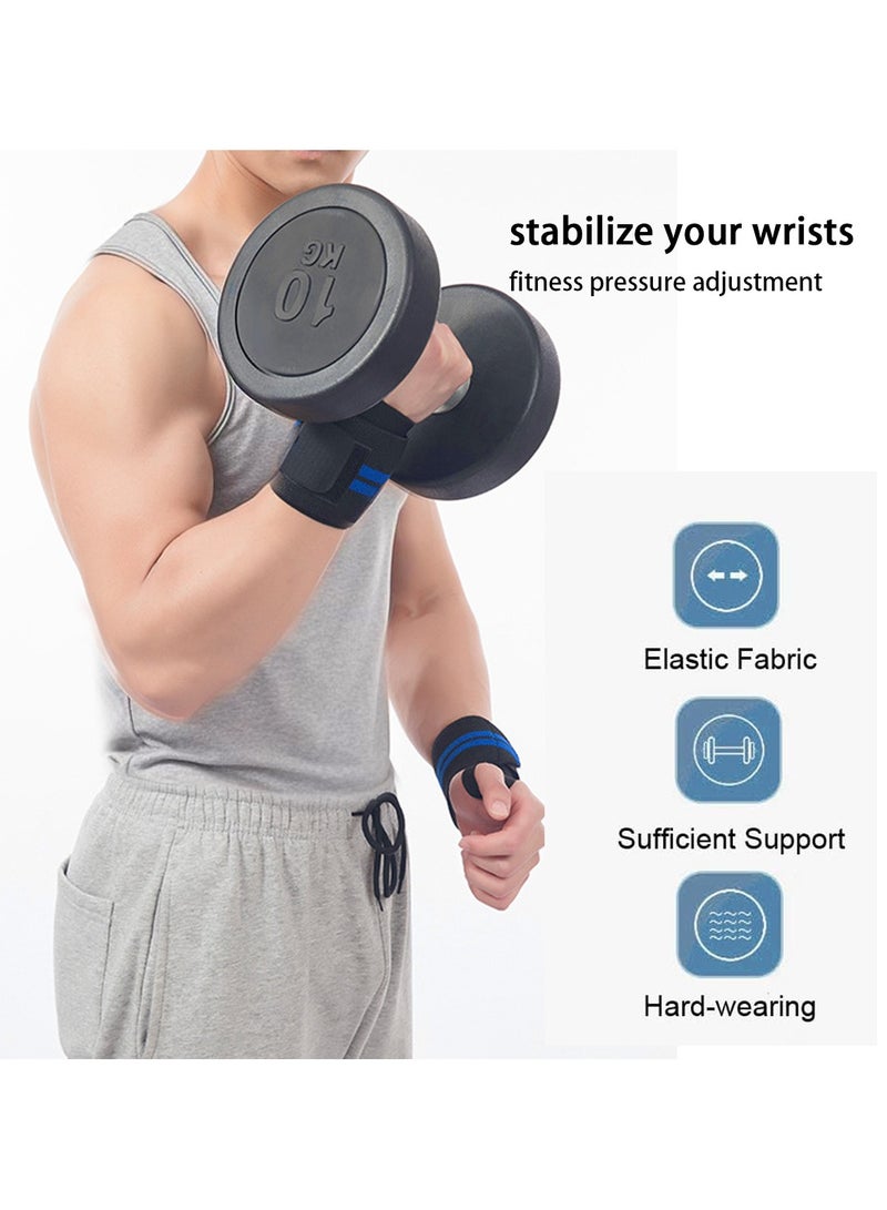 ACYYH Wrist Wraps for Men（52cm/20.5inch）, Wrist Straps for Weightlifting, Exercise Straps Strength Training, Adjustable Wrist Brace Gym Accessories for Men - Image 3